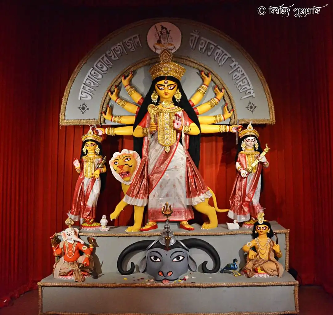 Durga with Mahishasura