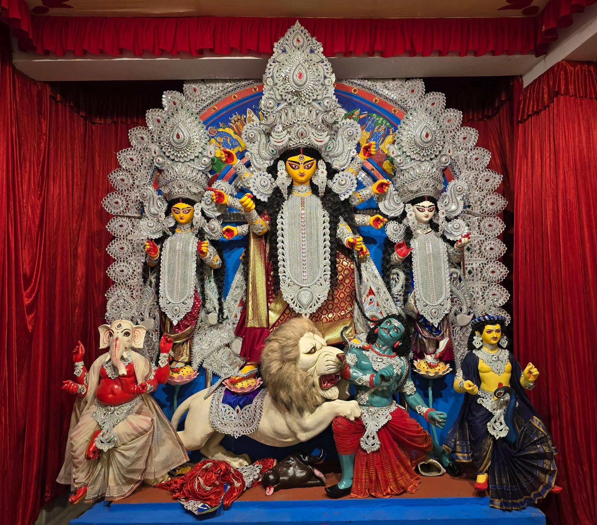 Durga — United Reading Club & Public Library Durgapuja Committee