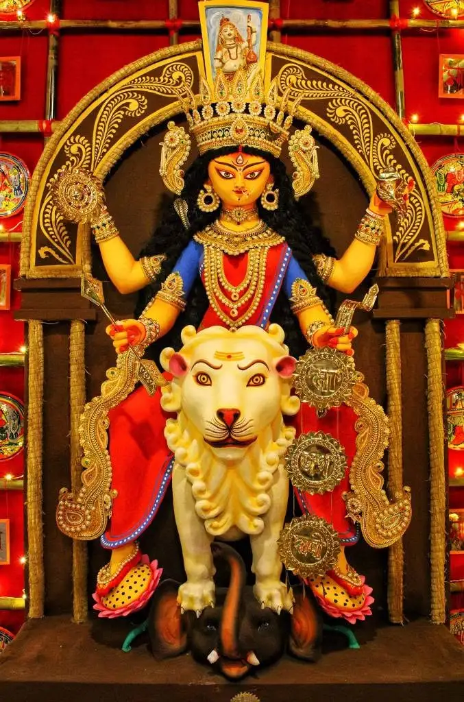 Jagadhatri — Ornamental Work